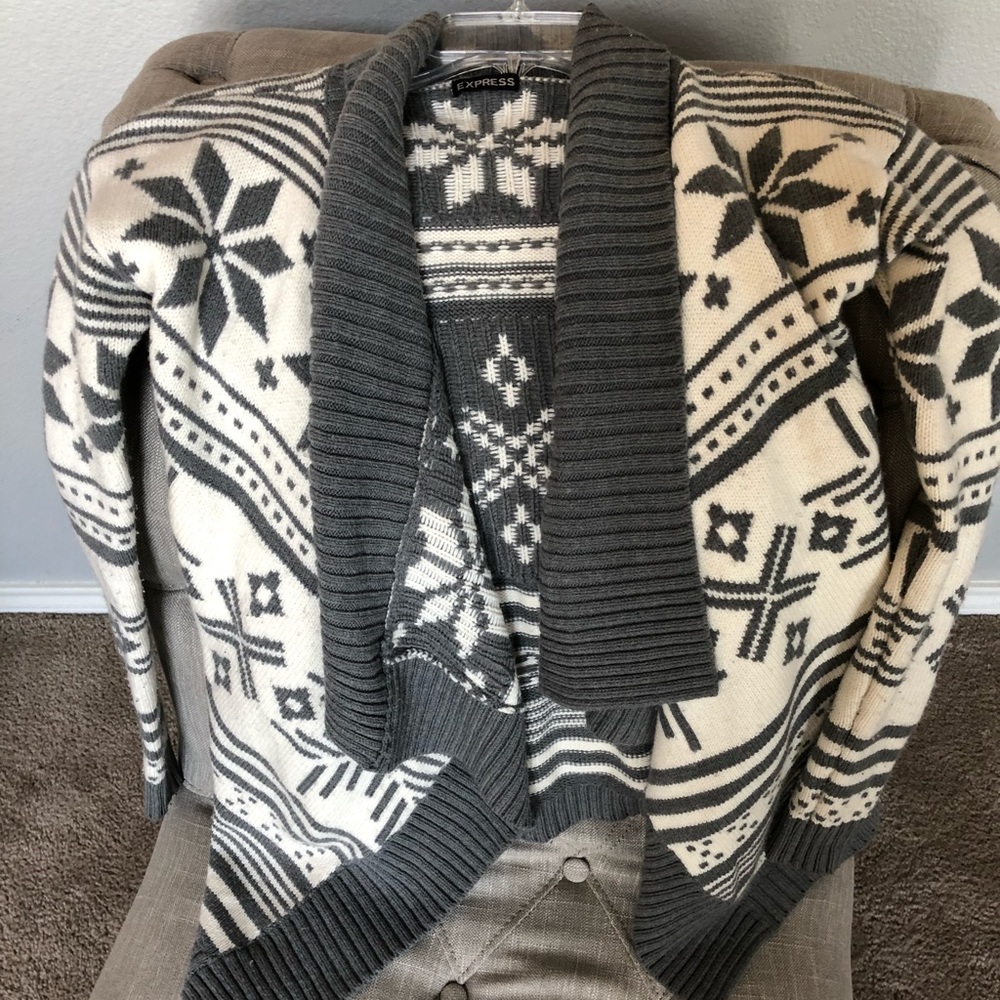 Express open sweater size XS